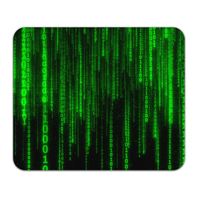 Коврик для мышки прямоугольный с принтом Матрица код цифры программист в Санкт-Петербурге, натуральный каучук | размер 230 х 185 мм; запечатка лицевой стороны | Тематика изображения на принте: бинарный код | веб | вирус | всемирная паутина | двоичный код | зеленый | интернет | информация | кибер | код | кодер | кодирование | матрица | наука | олдскул | по | программирование
