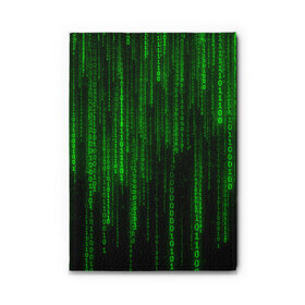 Обложка для автодокументов с принтом Матрица код цифры программист в Санкт-Петербурге, натуральная кожа |  размер 19,9*13 см; внутри 4 больших “конверта” для документов и один маленький отдел — туда идеально встанут права | бинарный код | веб | вирус | всемирная паутина | двоичный код | зеленый | интернет | информация | кибер | код | кодер | кодирование | матрица | наука | олдскул | по | программирование