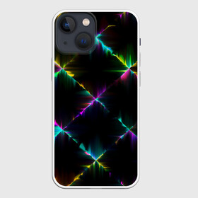 Чехол для iPhone 13 mini с принтом НЕОНОВАЯ ТЕКСТУРА в Санкт-Петербурге,  |  | abstract | abstraction | color | fractal | geometry | paitnt | polygon | polygonal | psy | абстракция | геометрия | краски | неоновые | полигоны | психоделика | фрактал