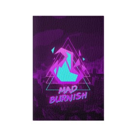 Обложка для паспорта матовая кожа с принтом PROMARE MAD BURNISH в Санкт-Петербурге, натуральная матовая кожа | размер 19,3 х 13,7 см; прозрачные пластиковые крепления | Тематика изображения на принте: anime | fdpp | fire rеscue | mad burnish | promare | аниме | гало | лио | опалённые | промар