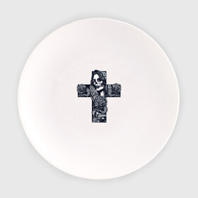 Тарелка с принтом Крест с девушкой (с черепом) в Санкт-Петербурге, фарфор | диаметр - 210 мм
диаметр для нанесения принта - 120 мм | волосы | дама | девушка | корона | кости | крест | пиковая | праздник | розы | череп