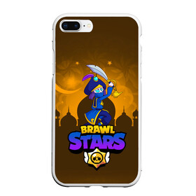 Чехол для iPhone 7Plus/8 Plus матовый с принтом MORTIS BRAWL STARS в Санкт-Петербурге, Силикон | Область печати: задняя сторона чехла, без боковых панелей | brawl | brawl stars | brawl stars rogue mortis | clash | mortis brawl stars | rogue mortis | бравл старс | бравл старс коварный мортис | игра | коварный мортис | мобильные игры | мортис