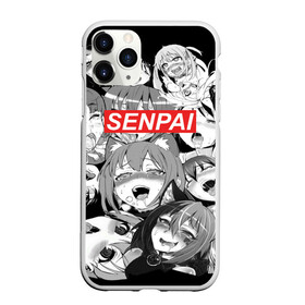 Чехол для iPhone 11 Pro Max матовый с принтом SENPAI в Санкт-Петербурге, Силикон |  | ahegao | anime | kawai | kowai | oppai | otaku | senpai | sugoi | waifu | yandere | аниме | ахегао | ковай | культура | отаку | семпай | сенпай | тренд | яндере