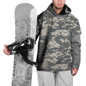 Накидка на куртку 3D с принтом Цифровой камуфляж в Санкт-Петербурге, 100% полиэстер |  | camo | camouflage | digital | military | pixel | армия | битва | военный | война | войска | войсковой | городской | для пустыни | камуфляж | милитари | нато | натовский | пиксели | пиксельный | пустынный | страйкболл