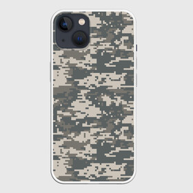 Чехол для iPhone 13 с принтом Цифровой камуфляж в Санкт-Петербурге,  |  | camo | camouflage | digital | military | pixel | армия | битва | военный | война | войска | войсковой | городской | для пустыни | камуфляж | милитари | нато | натовский | пиксели | пиксельный | пустынный | страйкболл