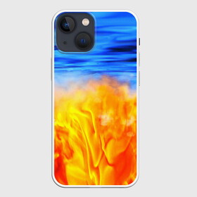 Чехол для iPhone 13 mini с принтом ЛЕД И ПЛАМЯ в Санкт-Петербурге,  |  | fire | в огне | взрыв | огненный | огонь | пожар | текстура