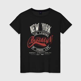 Женская футболка хлопок с принтом Городские легенды Нью-Йорка в Санкт-Петербурге, 100% хлопок | прямой крой, круглый вырез горловины, длина до линии бедер, слегка спущенное плечо | bronx | brooklyn | city | manhattan | new york | queens | retro | staten island | usa | vintage | бронкс | бруклин | винтаж | джерси | квинс | легенды | мантэттен | манхеттен | манхэттэн | нью джерси | нью йорк | остров | ретро | стейтен айленд |