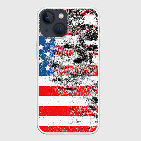 Чехол для iPhone 13 mini с принтом США в Санкт-Петербурге,  |  | grunge | usa | америка | сша | текстуры