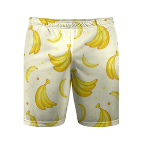 Мужские шорты спортивные с принтом Банана в Санкт-Петербурге,  |  | pattern | textures | tnt | абстракция | бананабум | бананы | ветки | взрыв | геометрия | градиент | дождь | заливка | обезьяна | паттерны | пиксели | пикси | продукты | текстура | текстуры | тнт | фигуры | фон