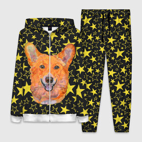 Женский костюм 3D с принтом Corgi | Stars в Санкт-Петербурге,  |  | corgi | dog | dogs | instagram | korgi | star | stars | telegram | tik tok | vk | звездочка | звездочки | звезды | корги | лапки | лапы | милая | пёс | песик | псы | сабака | сабачка | собака | собачка | собачки