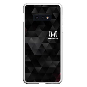 Чехол для Samsung S10E с принтом HONDA в Санкт-Петербурге, Силикон | Область печати: задняя сторона чехла, без боковых панелей | Тематика изображения на принте: honda | авто | автомобиль | логотип | марка | машина | надпись | текстура | хонда