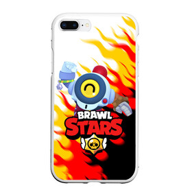 Чехол для iPhone 7Plus/8 Plus матовый с принтом BRAWL STARS NANI в Санкт-Петербурге, Силикон | Область печати: задняя сторона чехла, без боковых панелей | brawl stars | crow | gale | leon | leon shark | max | nani | sally leon | shark | sprout | tara | virus 8 bit | werewolf leon | акула | берли | бравл старс | ворон | макс | нани | оборотень