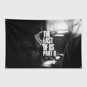 Флаг-баннер с принтом the last of us part 2 tlou2 в Санкт-Петербурге, 100% полиэстер | размер 67 х 109 см, плотность ткани — 95 г/м2; по краям флага есть четыре люверса для крепления | cicadas | fireflies | naughty dog | the last of us | the last of us part 2 | tlou | tlou2 | джоэл | последние из нас | цикады | элли