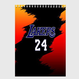 Скетчбук с принтом Los Angeles Lakers / Kobe Brya в Санкт-Петербурге, 100% бумага
 | 48 листов, плотность листов — 100 г/м2, плотность картонной обложки — 250 г/м2. Листы скреплены сверху удобной пружинной спиралью | 24 | kobe | kobe bean bryant | lakers | los angeles | американский баскетболист | баскетбол | баскетболист | коби | коби бин брайант | лейкерс | лос анджелес | нью йорк