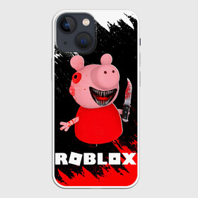 Чехол для iPhone 13 mini с принтом Roblox piggy Свинка Пигги. в Санкт-Петербурге,  |  | game | gamer | logo | minecraft | piggi | roblox | simulator | игра | конструктор | лого | пигги | свинья | симулятор | строительство | фигура