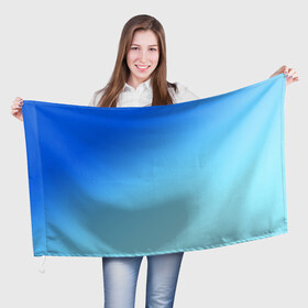 Флаг 3D с принтом blue в Санкт-Петербурге, 100% полиэстер | плотность ткани — 95 г/м2, размер — 67 х 109 см. Принт наносится с одной стороны | gradient | summer | textures | tie dye | абстракт | градиент | лето | море | небо | переход | радуга | синяя | тай дай | текстура | текстуры | хиппи | цвета