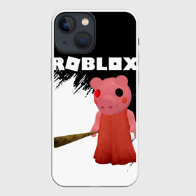 Чехол для iPhone 13 mini с принтом Roblox piggy Свинка Пигги. в Санкт-Петербурге,  |  | game | gamer | logo | minecraft | piggi | roblox | simulator | игра | конструктор | лого | пигги | свинья | симулятор | строительство | фигура