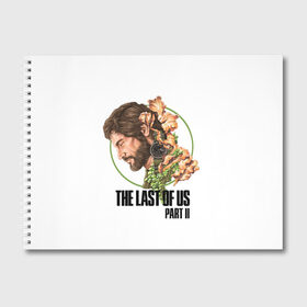 Альбом для рисования с принтом The Last of Us Part II Joel в Санкт-Петербурге, 100% бумага
 | матовая бумага, плотность 200 мг. | Тематика изображения на принте: joel | joel miller | post apocalypse | the last of us 2 | the last of us part ii | tlou | tlou2 | джоэл | джоэл миллер | одни из нас | одни из нас 2 | одни из нас часть ii | постапокалипсис