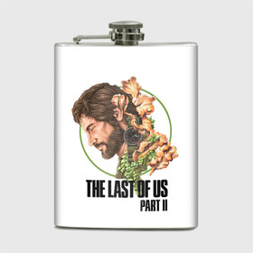 Фляга с принтом The Last of Us Part II Joel в Санкт-Петербурге, металлический корпус | емкость 0,22 л, размер 125 х 94 мм. Виниловая наклейка запечатывается полностью | Тематика изображения на принте: joel | joel miller | post apocalypse | the last of us 2 | the last of us part ii | tlou | tlou2 | джоэл | джоэл миллер | одни из нас | одни из нас 2 | одни из нас часть ii | постапокалипсис