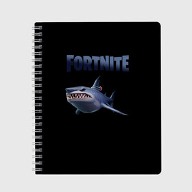 Тетрадь с принтом Loot Shark Fortnite в Санкт-Петербурге, 100% бумага | 48 листов, плотность листов — 60 г/м2, плотность картонной обложки — 250 г/м2. Листы скреплены сбоку удобной пружинной спиралью. Уголки страниц и обложки скругленные. Цвет линий — светло-серый
 | Тематика изображения на принте: chapter 2 | fortnite | fortnite 13 | fortnite 3 | loot shark | loot shark fortnite | season 3 | shark | shark fortnite 3 | акула | акула фортнайт | акула фортнайт 3 | лут акула | сезон 3 | фортнайт | фортнайт 13 | фортнайт 3 | фортнайт вторая глава | форт