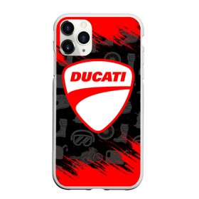 Чехол для iPhone 11 Pro матовый с принтом DUCATI [2] в Санкт-Петербурге, Силикон |  | ducati | moto | дукати | мото | мотоцикл