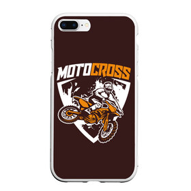 Чехол для iPhone 7Plus/8 Plus матовый с принтом Motorcross (Z) в Санкт-Петербурге, Силикон | Область печати: задняя сторона чехла, без боковых панелей | 2020 | auto | bike | moto | motorcycle | sport | авто | автомобиль | автомобильные | байк | бренд | марка | машины | мото | мотоциклы | спорт