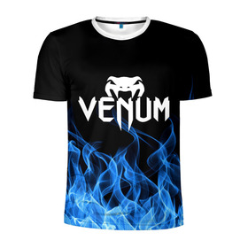 Мужская футболка 3D спортивная с принтом VENUM. в Санкт-Петербурге, 100% полиэстер с улучшенными характеристиками | приталенный силуэт, круглая горловина, широкие плечи, сужается к линии бедра | mma | sport | venum | бокс | венум | единоборство | мма | спорт