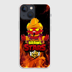 Чехол для iPhone 13 mini с принтом BRAWL STARS EVIL GENE | ДЖИН в Санкт-Петербурге,  |  | bibi | brawl stars | coach mike | crow | evil gene | gale | gene | leon | leon shark | max | mecha crow | mortis | mr.p | nani | phoenix | sally leon | sandy | spike | sprout | tara | virus 8 bit | werewolf | ворон | джин | оборотень