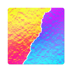 Магнит виниловый Квадрат с принтом Цветные переливы в Санкт-Петербурге, полимерный материал с магнитным слоем | размер 9*9 см, закругленные углы | абстрактный | блестящие | волны | геометрия | градиент | краски | летний | лето | море | небо | неоновые | облака | океан | перламутр | поп | радуга | радужный | разноцветные | река | ретро | русалка