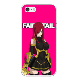 Чехол для iPhone 5/5S матовый с принтом FAIRY TAIL ХВОСТ ФЕИ в Санкт-Петербурге, Силикон | Область печати: задняя сторона чехла, без боковых панелей | fairy tail | аниме | анимэ | манга | мультфильм | персонаж | сказка | фаир таил | фаиру таил | фейри тейл | фильм | хвост феи