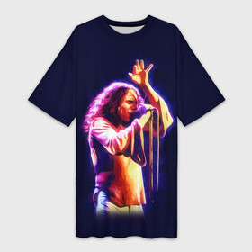 Платье-футболка 3D с принтом Dio 39 в Санкт-Петербурге,  |  | Тематика изображения на принте: dio | hard | rock | ronnie james dio | дио | рок | хард