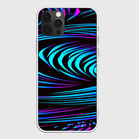 Чехол для iPhone 12 Pro Max с принтом STRIPES WAVE в Санкт-Петербурге, Силикон |  | Тематика изображения на принте: abstract | abstraction | geometry | line | pattern | psy | абстрактный | абстракция | геометрия | краски | кубики | линии | неоновые | неоновый | психоделика | текстура