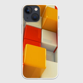 Чехол для iPhone 13 mini с принтом КУБЫ 3D в Санкт-Петербурге,  |  | abstract | abstraction | geometry | line | pattern | psy | абстрактный | абстракция | геометрия | краски | кубики | линии | неоновые | неоновый | психоделика | текстура