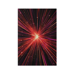Обложка для паспорта матовая кожа с принтом Рождение Сверхновой в Санкт-Петербурге, натуральная матовая кожа | размер 19,3 х 13,7 см; прозрачные пластиковые крепления | бесконечность | взрыв | вселенная | галактика | движение | звезда | звездная | звезды | искры | космический | космос | линии | материя | неоновый | нло | ночь | огни | огонь | оптические | петарда