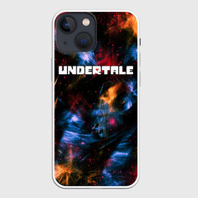 Чехол для iPhone 13 mini с принтом UNDERTALE | АНДЕРТЕЙЛ в Санкт-Петербурге,  |  | asriel dreemurr | chara | frisk | gaster blaster | heart | sans | undertale | азриэль дримурр | андертейл | гастер | меттатон | санс | сердце | фриск | чара