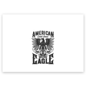 Поздравительная открытка с принтом Американский орел (Z) в Санкт-Петербурге, 100% бумага | плотность бумаги 280 г/м2, матовая, на обратной стороне линовка и место для марки
 | aa | american | the united states of america | usa | аа | америка | американский орел | герб | орел | соединённые штаты америки | сша