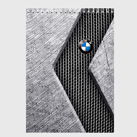 Скетчбук с принтом BMW в Санкт-Петербурге, 100% бумага
 | 48 листов, плотность листов — 100 г/м2, плотность картонной обложки — 250 г/м2. Листы скреплены сверху удобной пружинной спиралью | bmw | germany | metal | prestige | бмв | германия | металл | престиж
