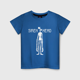 Детская футболка хлопок с принтом Siren Head в Санкт-Петербурге, 100% хлопок | круглый вырез горловины, полуприлегающий силуэт, длина до линии бедер | game | scp | siren head | игра | монстр | персонаж | пиксель арт | сирена | сиреноголовый | чудовище