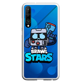 Чехол для Honor P30 с принтом virus 8 bit brawl stars Blue в Санкт-Петербурге, Силикон | Область печати: задняя сторона чехла, без боковых панелей | 8 | 8 bit | 8 бит | 8бит | brawl | brawl stars | brawlstars | brawl_stars | jessie | бравл | бравлстарс