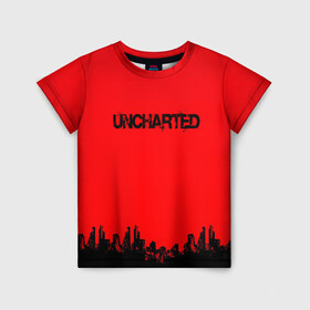 Детская футболка 3D с принтом Uncharted 2 в Санкт-Петербурге, 100% гипоаллергенный полиэфир | прямой крой, круглый вырез горловины, длина до линии бедер, чуть спущенное плечо, ткань немного тянется | among thieves | gameplay | ps3 | uncharted | uncharted 2 | uncharted 2 among thieves | uncharted 2: among thieves | uncharted 2: among thieves (video game) | walkthrough