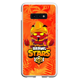 Чехол для Samsung S10E с принтом BRAWL STARS EVIL GENE ДЖИН в Санкт-Петербурге, Силикон | Область печати: задняя сторона чехла, без боковых панелей | bibi | brawl stars | coach mike | crow | evil gene | gale | gene | leon | leon shark | max | mecha crow | mortis | mr.p | nani | phoenix | sally leon | sandy | spike | sprout | surge | tara | virus 8 bit | werewolf | волна | ворон | джин | л