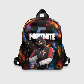 Детский рюкзак 3D с принтом FORTNITE x IKONIK в Санкт-Петербурге, 100% полиэстер | лямки с регулируемой длиной, сверху петелька, чтобы рюкзак можно было повесить на вешалку. Основное отделение закрывается на молнию, как и внешний карман. Внутри дополнительный карман. По бокам два дополнительных кармашка | Тематика изображения на принте: deadmau5 | fortnite | fortnite 2 | fortnite x маршмелло | ikonik | marshmello | ninja | ninja streamer | raven | travis scott | ворон | иконик | ниндзя | пили | рейвен | трэвис скотт | фортнайт