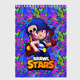 Скетчбук с принтом Penny brawl stars Пенни в Санкт-Петербурге, 100% бумага
 | 48 листов, плотность листов — 100 г/м2, плотность картонной обложки — 250 г/м2. Листы скреплены сверху удобной пружинной спиралью | brawl | brawl stars | brawlstars | brawl_stars | jessie | penny | бравл | бравлстарс | пенни