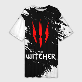 Платье-футболка 3D с принтом The Witcher. в Санкт-Петербурге,  |  | esport | game | netflix | the witcher | американский сериал | ве витчер | ведьмак | геральт | игра | игры | киберспорт | кино | нетфликс | популярные иллюстрации | сериал | сериалы | фильмы | фэнтези