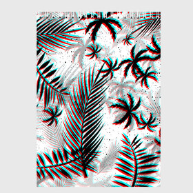 Скетчбук с принтом ПАЛЬМЫ | TROPICAL GLITCH в Санкт-Петербурге, 100% бумага
 | 48 листов, плотность листов — 100 г/м2, плотность картонной обложки — 250 г/м2. Листы скреплены сверху удобной пружинной спиралью | hotline miami | neon | new retro wave | outrun | outrun electro | paints | palmen | rainbow | retro | retrowave | summer | synth | synthwave | tropical | брызги | брызги красок | звёзды | космос | краски | лето | неон | пальмы | радуга | 