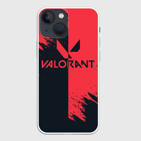 Чехол для iPhone 13 mini с принтом VALORANT | ВАЛОРАНТ в Санкт-Петербурге,  |  | breach | cs go | cypher | fire | flame | jett | league of legends | legends of runeterra | lol | omen | overwatch | phoenix | riot | riot games | sage | sona | sova | valorant | viper | валорант | лига легенд | лол | огонь | пламя