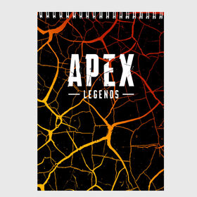 Скетчбук с принтом Apex Legends в Санкт-Петербурге, 100% бумага
 | 48 листов, плотность листов — 100 г/м2, плотность картонной обложки — 250 г/м2. Листы скреплены сверху удобной пружинной спиралью | apex | apex legends | battle | battle royal | bloodhound | titanfall | wraith | апекс | апекс легендс | батл | битва | война | королевская битва | легендс | рояль