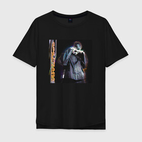 Мужская футболка хлопок Oversize с принтом OBLADAET 666 PRADA в Санкт-Петербурге, 100% хлопок | свободный крой, круглый ворот, “спинка” длиннее передней части | 3d19 | files | obladaet | prada | обла | обладает | прада