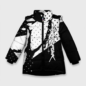 Зимняя куртка для девочек 3D с принтом Cyberpunk 2077 в Санкт-Петербурге, ткань верха — 100% полиэстер; подклад — 100% полиэстер, утеплитель — 100% полиэстер. | длина ниже бедра, удлиненная спинка, воротник стойка и отстегивающийся капюшон. Есть боковые карманы с листочкой на кнопках, утяжки по низу изделия и внутренний карман на молнии. 

Предусмотрены светоотражающий принт на спинке, радужный светоотражающий элемент на пуллере молнии и на резинке для утяжки. | 2077 | cd | city | cyberpunk | e3 | keanu | netrunner | night | projekt | red | reeves | solo | techie | v | ви | киану ривз | киберпанк | найт | нетраннер | сити | соло | технарь