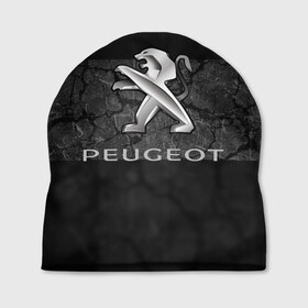 Шапка 3D с принтом PEUGEOT. в Санкт-Петербурге, 100% полиэстер | универсальный размер, печать по всей поверхности изделия | Тематика изображения на принте: abstract | auto | brand | car | geometry | peugeot | sport | texture | абстракция | авто | автомобильные | бренд | геометрия | классика | машины | модные | пежо | спорт | стиль | текстура